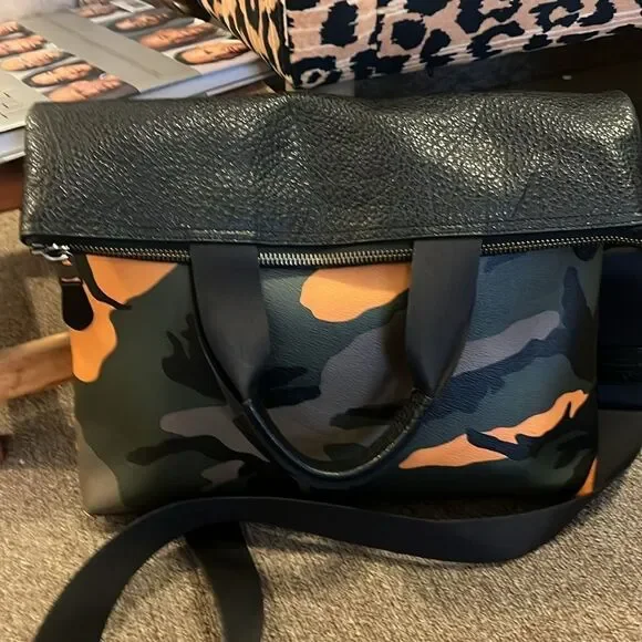 Large Coach in Camouflage ShoulderBag - Picture 3 of 15